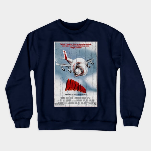 Airplane! poster Crewneck Sweatshirt by GADA